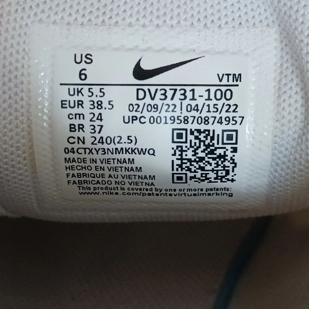 Nike Air Max 270 White Game Royal Men's Walking Running Sneakers Shoes Size 6